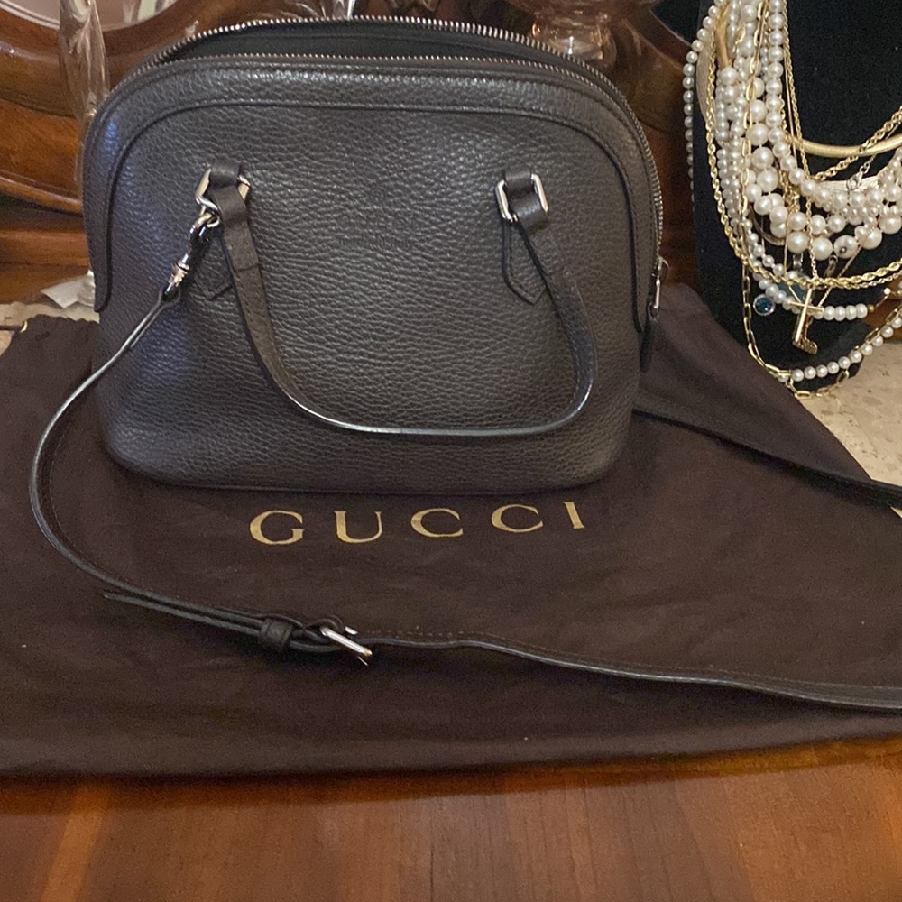 Authentic Gucci Small Top handle cross body.